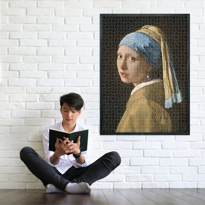 PUZZLE MUSEUM 1000 PEZZI VERMEER: DONNA CON ORECCHINO DI PERLE