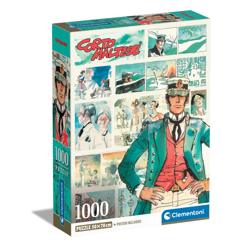 PUZZLE COMICS 1000 PEZZI CORTO MALTESE 2