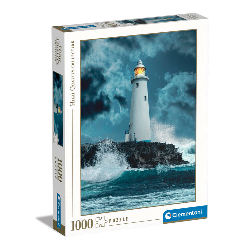 PUZZLE HQC 1000 PEZZI LIGHTHOUSE IN THE STORM