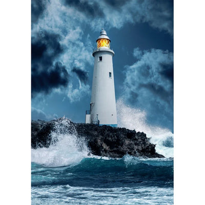 PUZZLE HQC 1000 PEZZI LIGHTHOUSE IN THE STORM