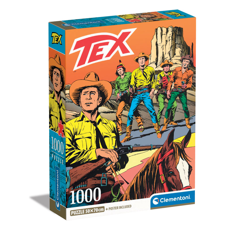 PUZZLE COMICS 1000 PEZZI TEX 1