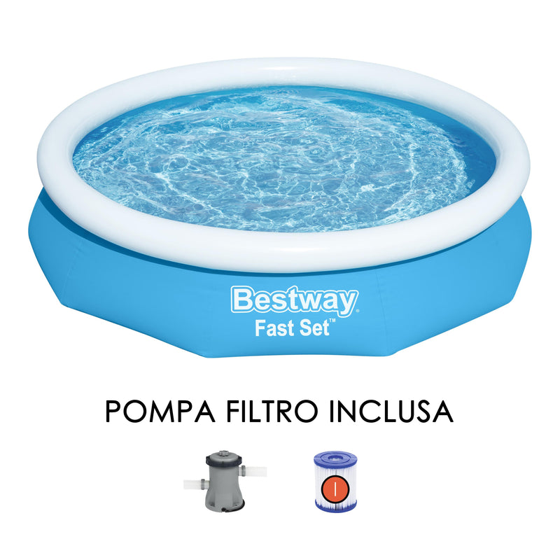 BW57458 PISCINA FAST SET CON POMPA FILTRO 305X66CM