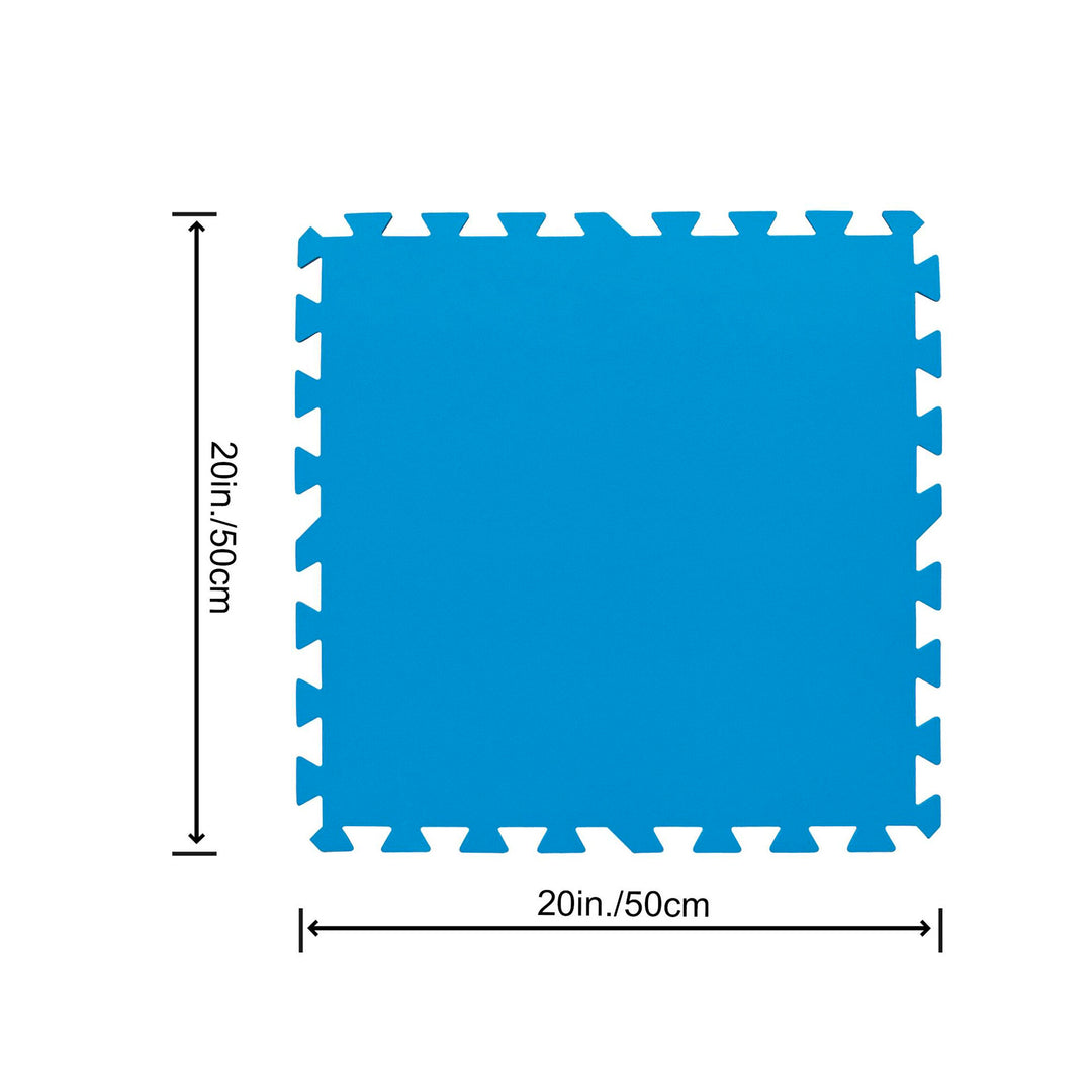BW58220 TAPPETINO PUZZLE BASE PISCINA 9 PZ 50X50CM