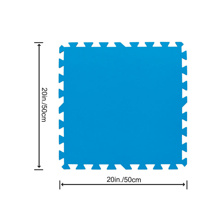 BW58220 TAPPETINO PUZZLE BASE PISCINA 9 PZ 50X50CM