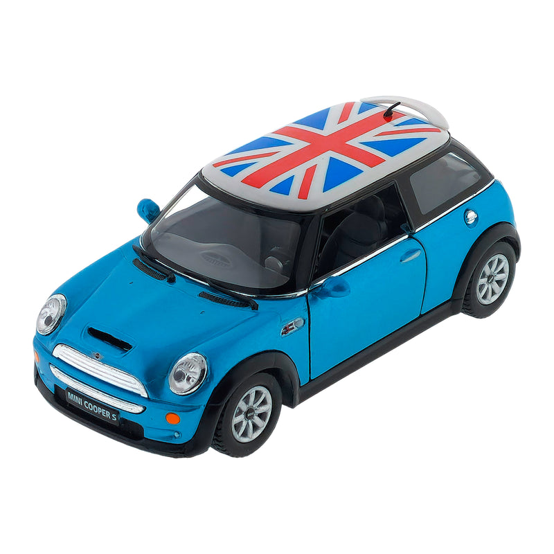MINI COOPER S CON BANDIERA INGLESE 1:28