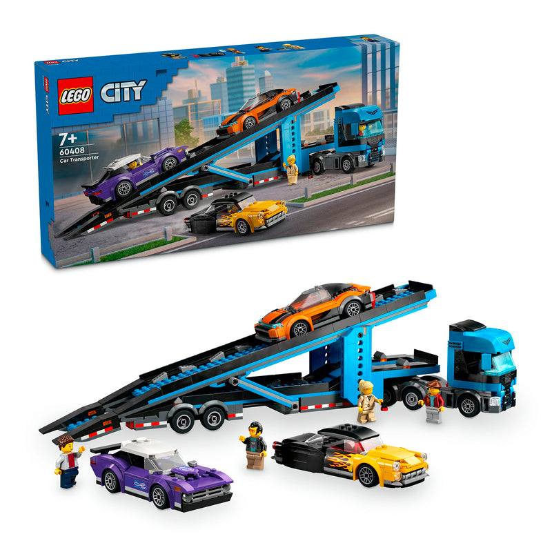 LEGO 60408 CAMION TRASPORTATORE CON AUTO SPORTIVE