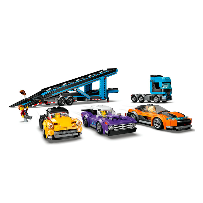 LEGO 60408 CAMION TRASPORTATORE CON AUTO SPORTIVE