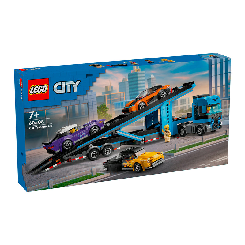LEGO 60408 CAMION TRASPORTATORE CON AUTO SPORTIVE