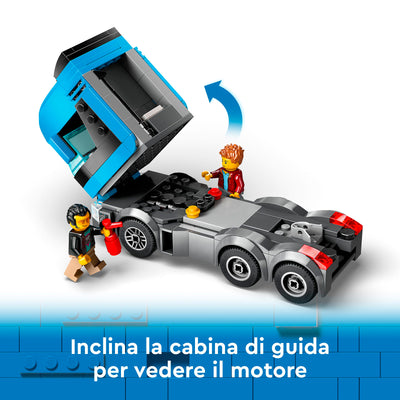 LEGO 60408 CAMION TRASPORTATORE CON AUTO SPORTIVE