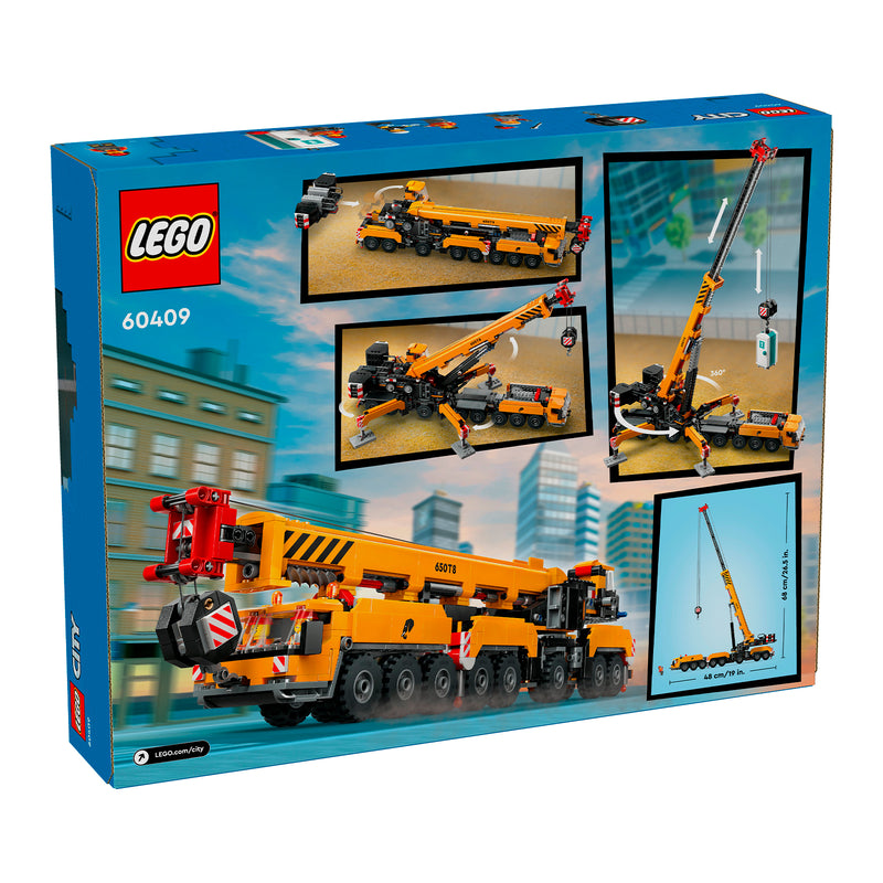 LEGO 60409 GRU DA CANTIERE MOBILE GIALLA