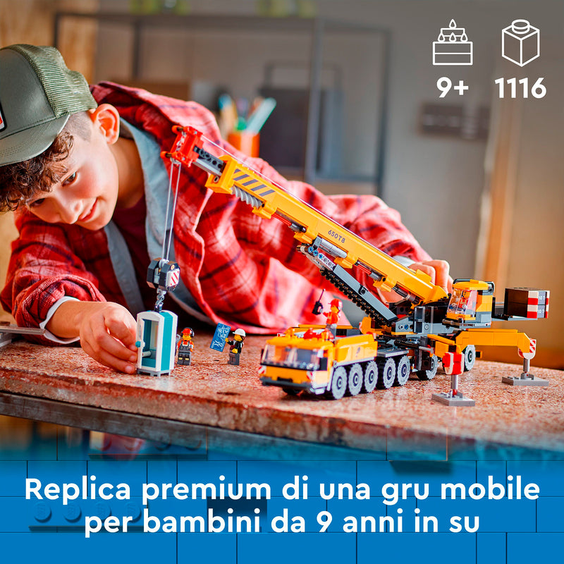 LEGO 60409 GRU DA CANTIERE MOBILE GIALLA