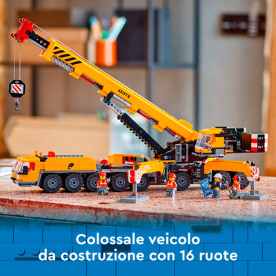 LEGO 60409 GRU DA CANTIERE MOBILE GIALLA