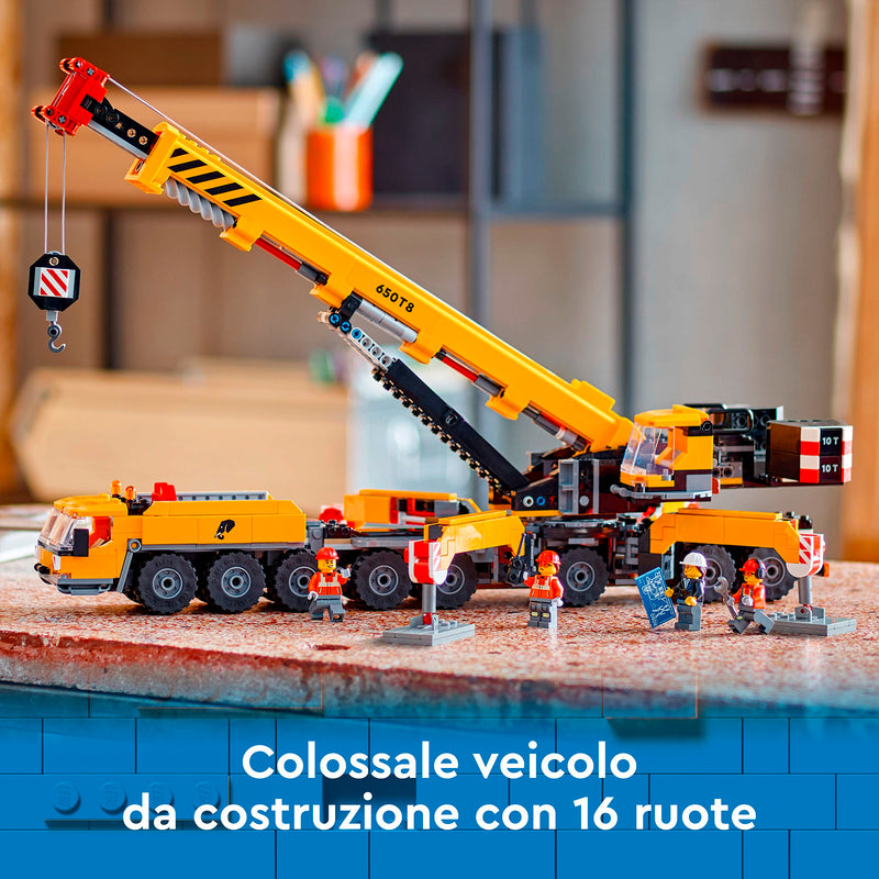 LEGO 60409 GRU DA CANTIERE MOBILE GIALLA