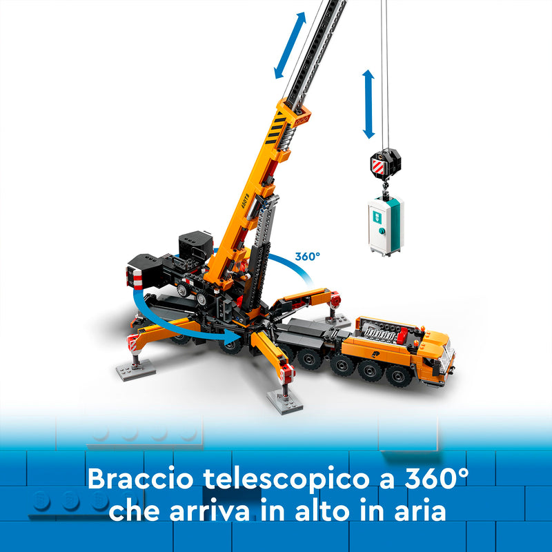LEGO 60409 GRU DA CANTIERE MOBILE GIALLA