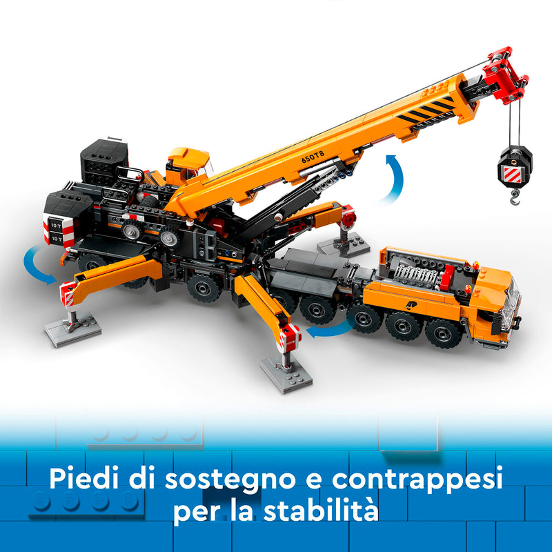 LEGO 60409 GRU DA CANTIERE MOBILE GIALLA