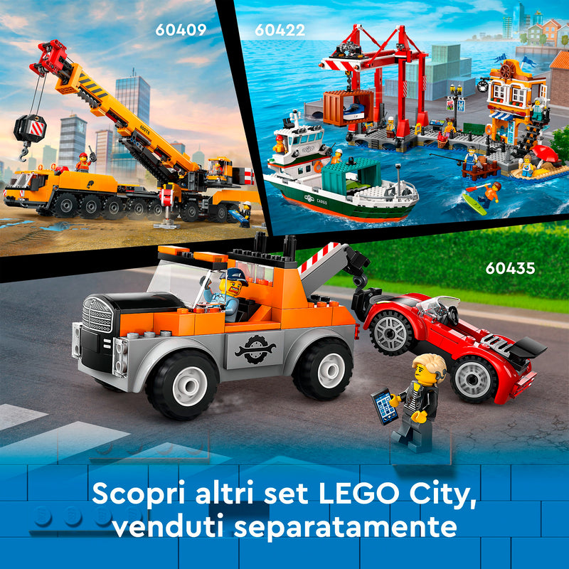 LEGO 60420 CITY ESCAVATORE DA CANTIERE GIALLO