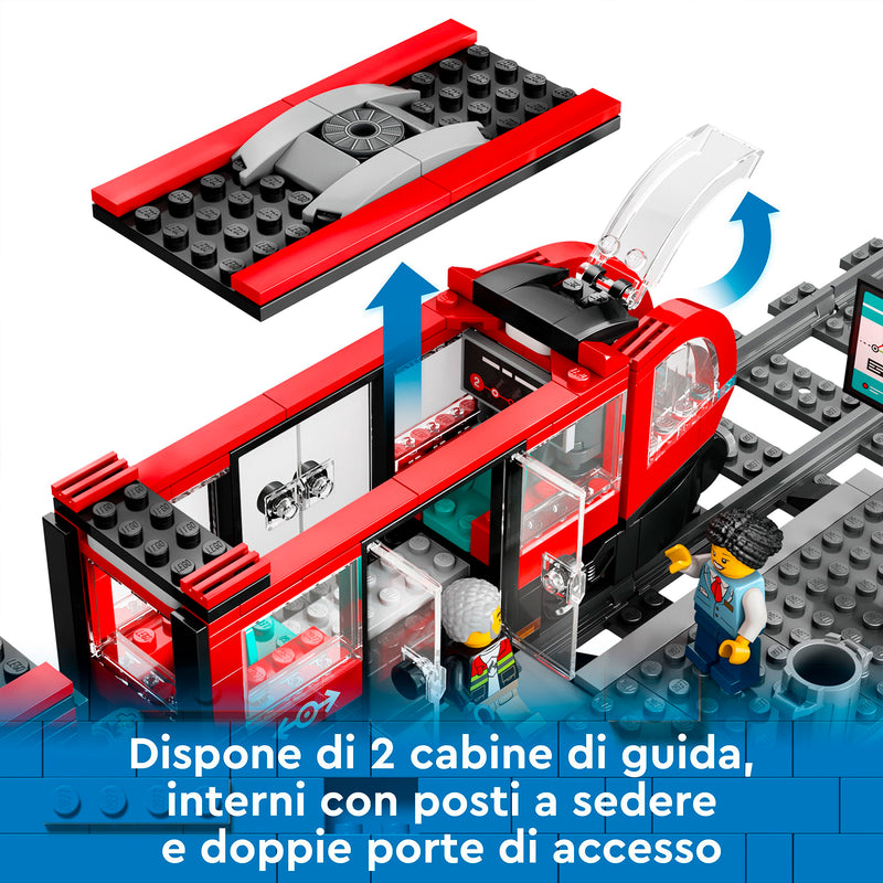 LEGO 60423 TRAM E FERMATA DEL TRAM