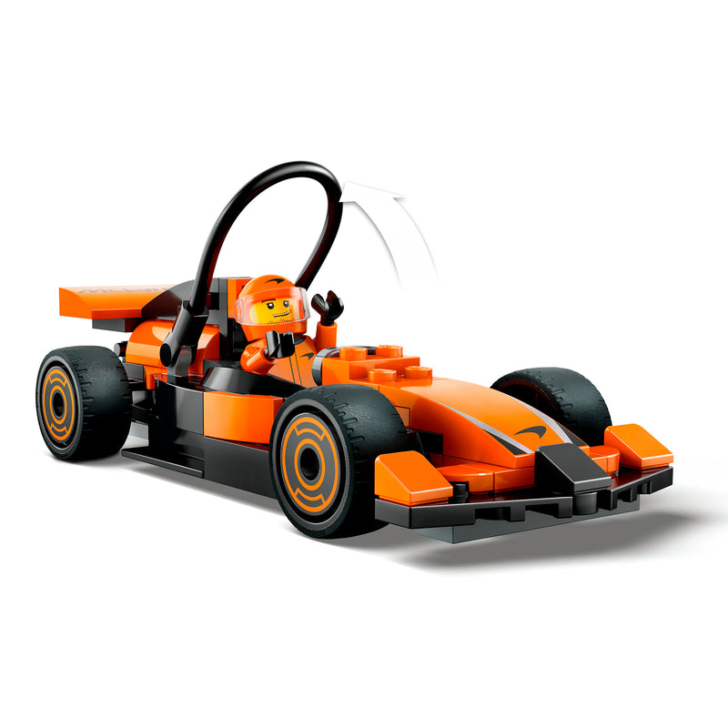 LEGO 60442 CITY PILOTA E MONOPOSTO MCLAREN F1