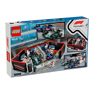 LEGO 60444 CITY GARAGE CON MONOPOSTO MERCEDES-AMG E ALPINE F1