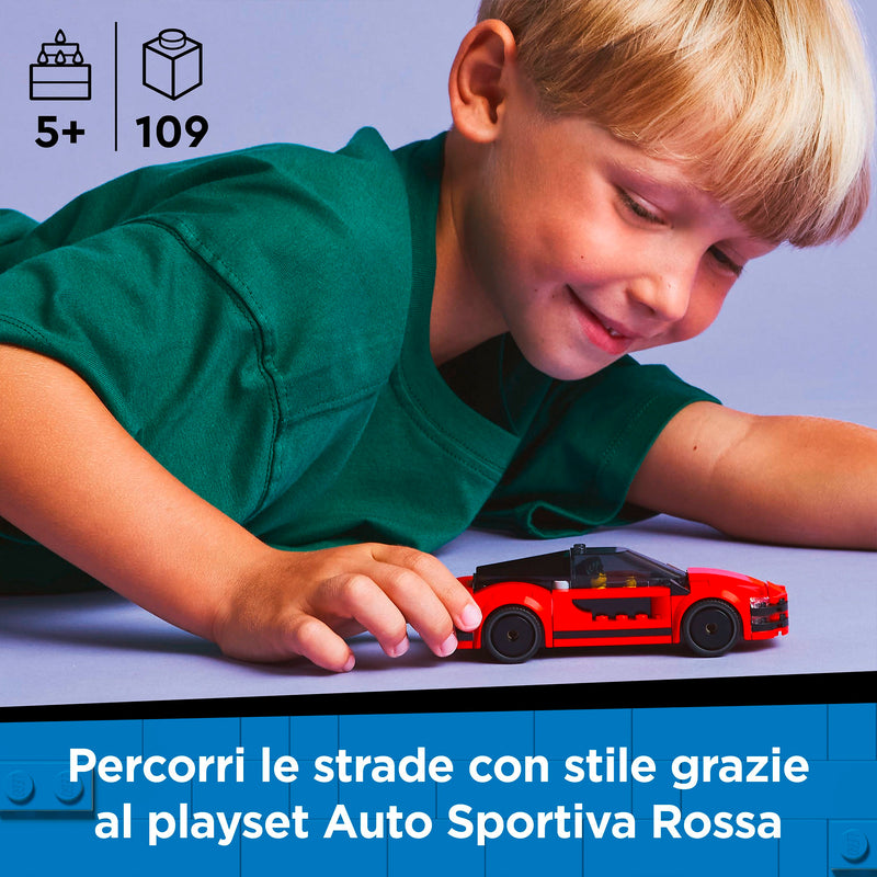 LEGO 60448 CITY AUTO SPORTIVA ROSSA