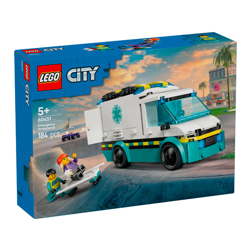 LEGO 60451 CITY AMBULANZA DI EMERGENZA