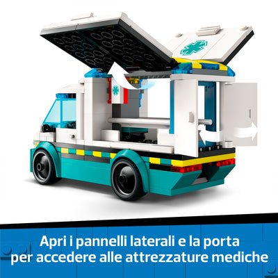 LEGO 60451 CITY AMBULANZA DI EMERGENZA