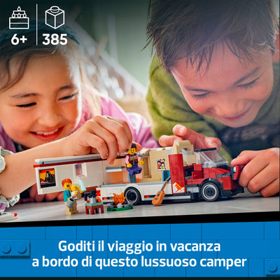 LEGO 60454 CITY CAMPER VAN DELLE VACANZE D'AVVENTURA