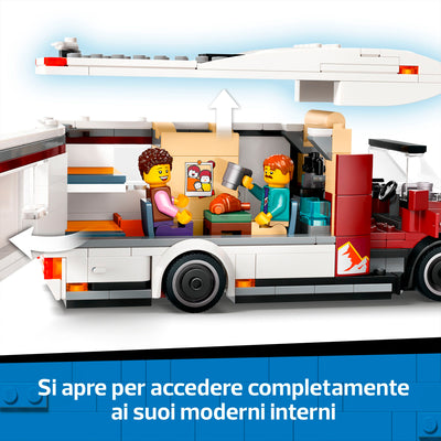 LEGO 60454 CITY CAMPER VAN DELLE VACANZE D'AVVENTURA