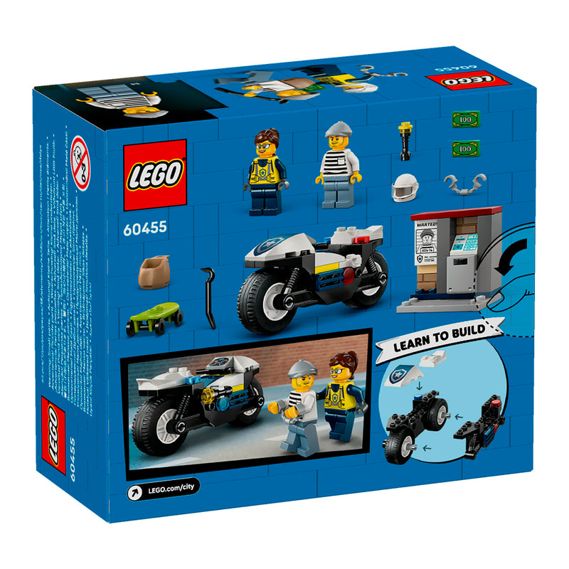 LEGO 60455 INSEGUIMENTO DELLA MOTO DELLA POLIZIA