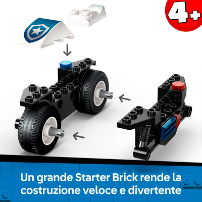LEGO 60455 INSEGUIMENTO DELLA MOTO DELLA POLIZIA