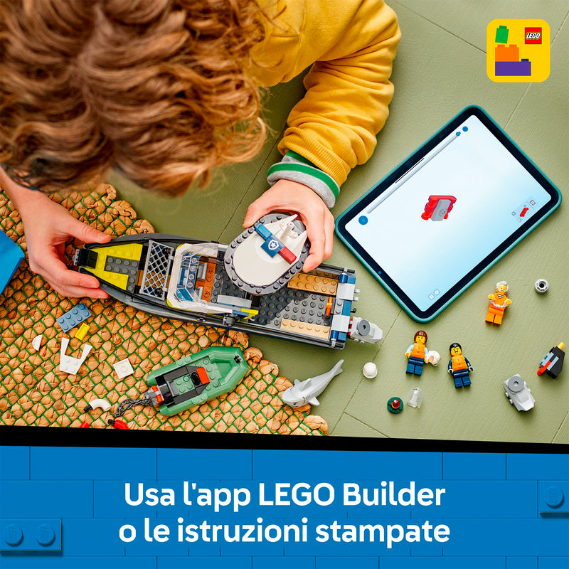 LEGO 60456 INSEGUIMENTO DEL MOTOSCAFO DELLA POLIZIA
