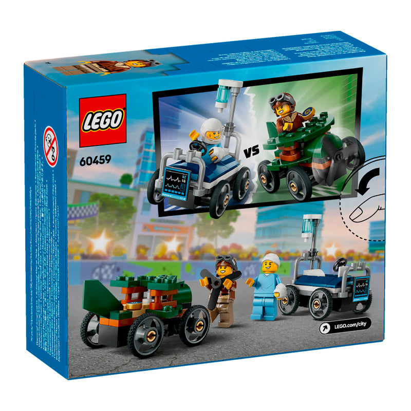 LEGO 60459 CITY PACK VEICOLI DA CORSA: AEREO CONTRO LETTO D&