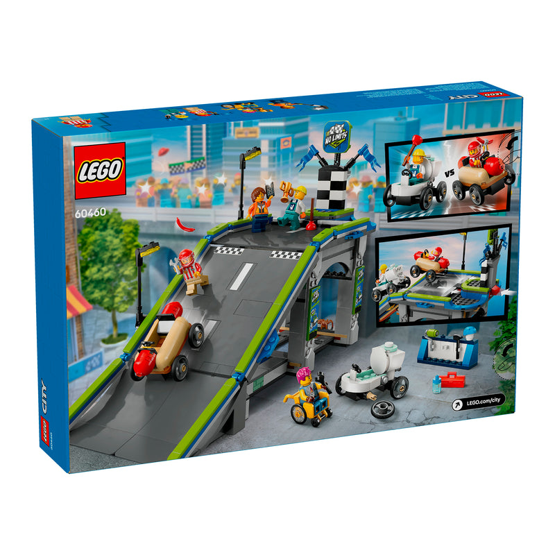 LEGO 60460 CITY NESSUN LIMITE: GARA SULLA PISTA A RAMPE