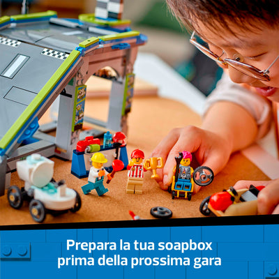 LEGO 60460 CITY NESSUN LIMITE: GARA SULLA PISTA A RAMPE