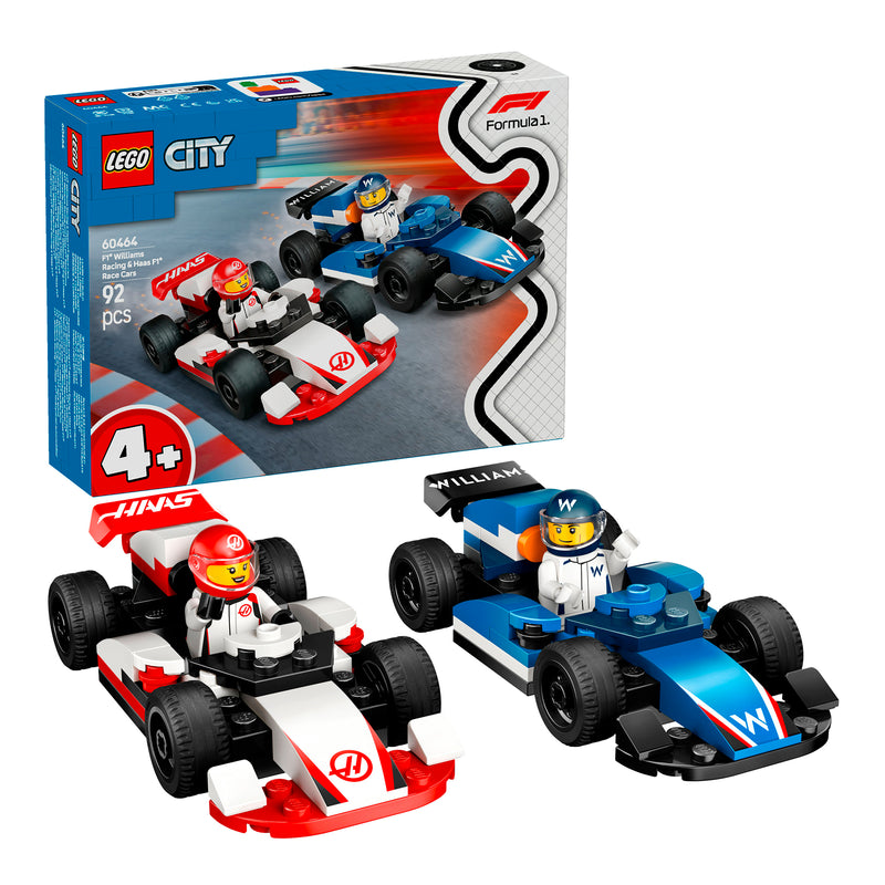 LEGO 60464 CITY MONOPOSTO WILLIAMS RACING E HAAS F1