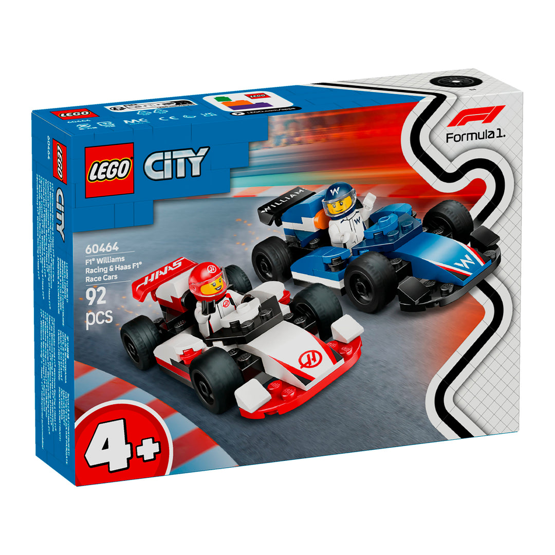 LEGO 60464 MONOPOSTO WILLIAMS RACING E HAAS F1