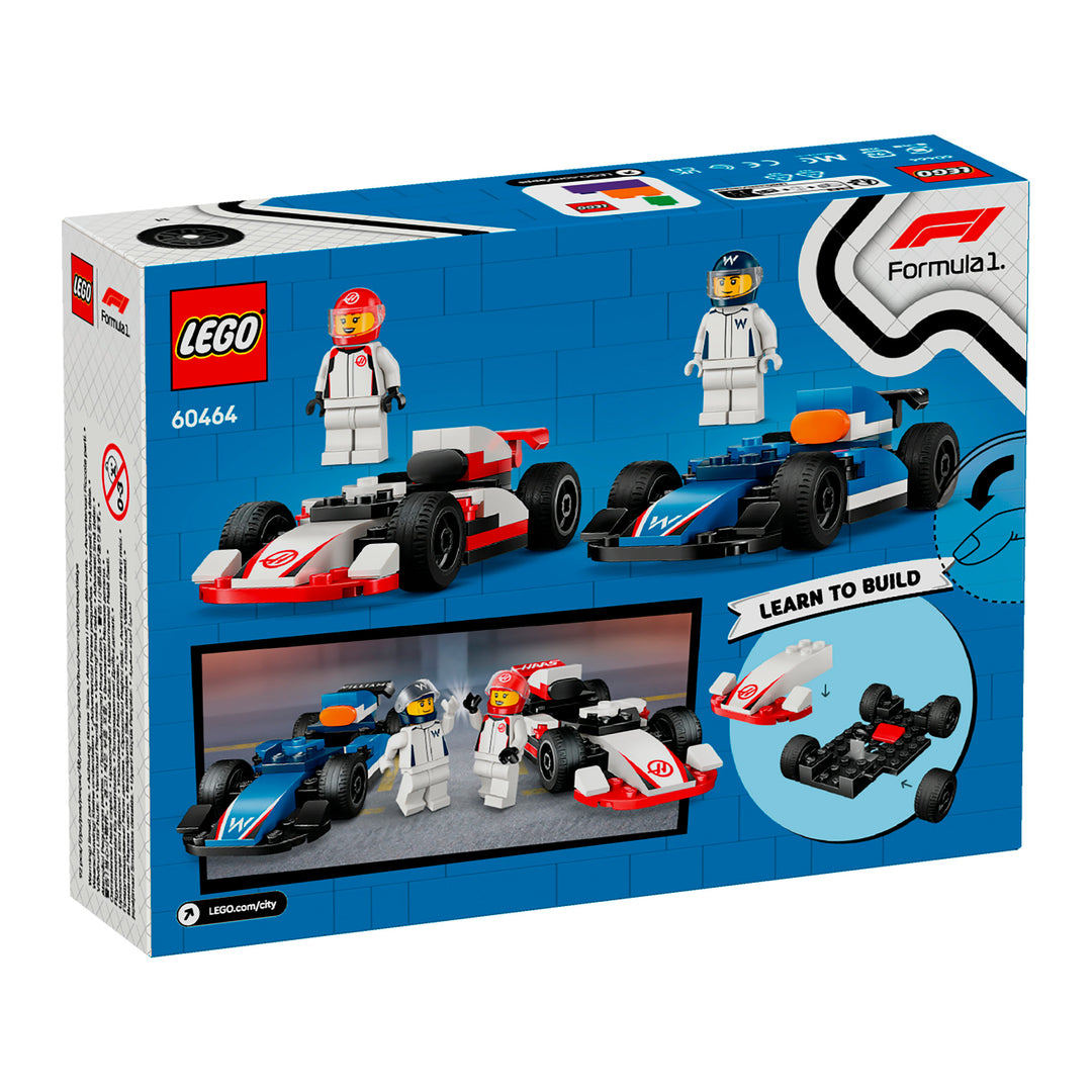 LEGO 60464 MONOPOSTO WILLIAMS RACING E HAAS F1