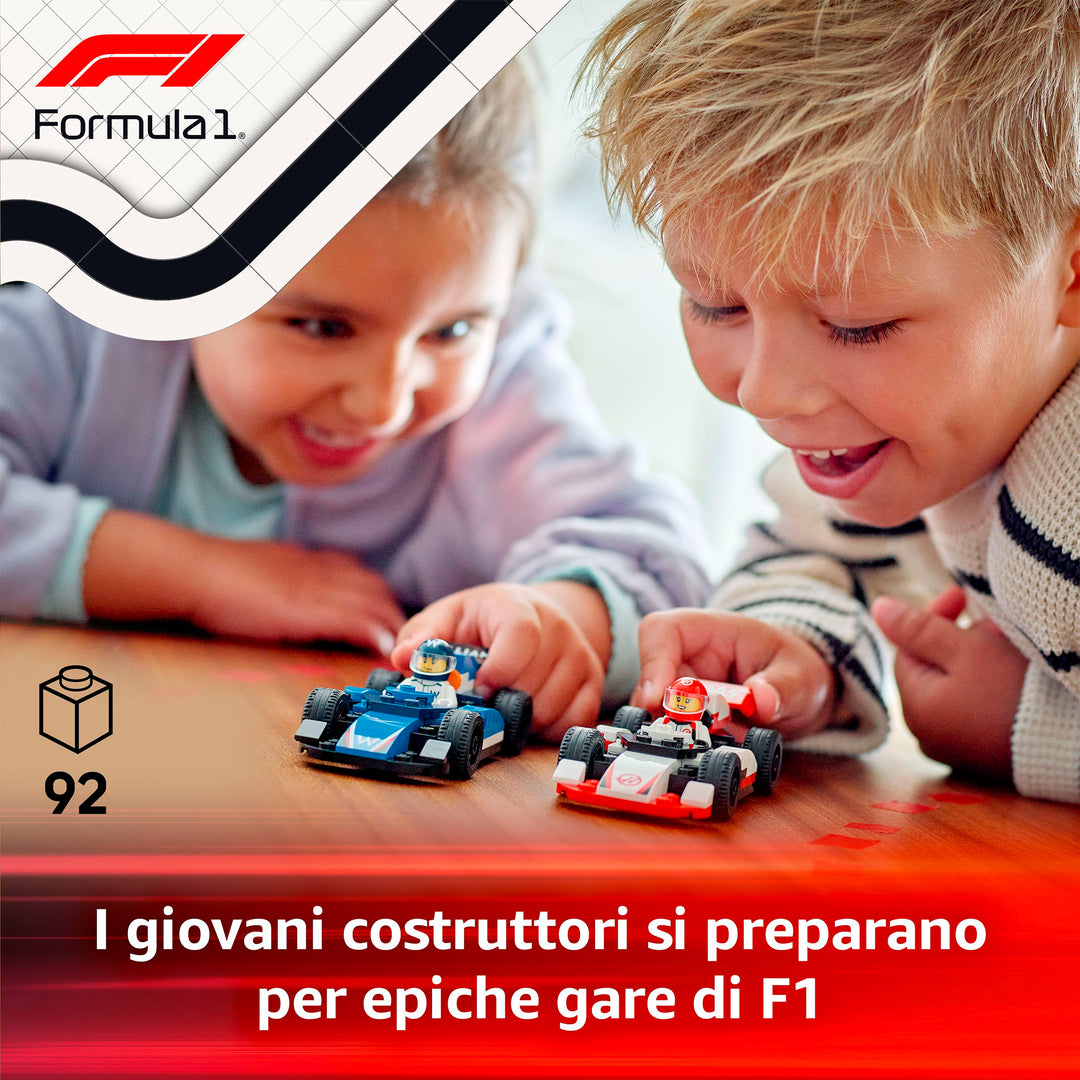 LEGO 60464 MONOPOSTO WILLIAMS RACING E HAAS F1