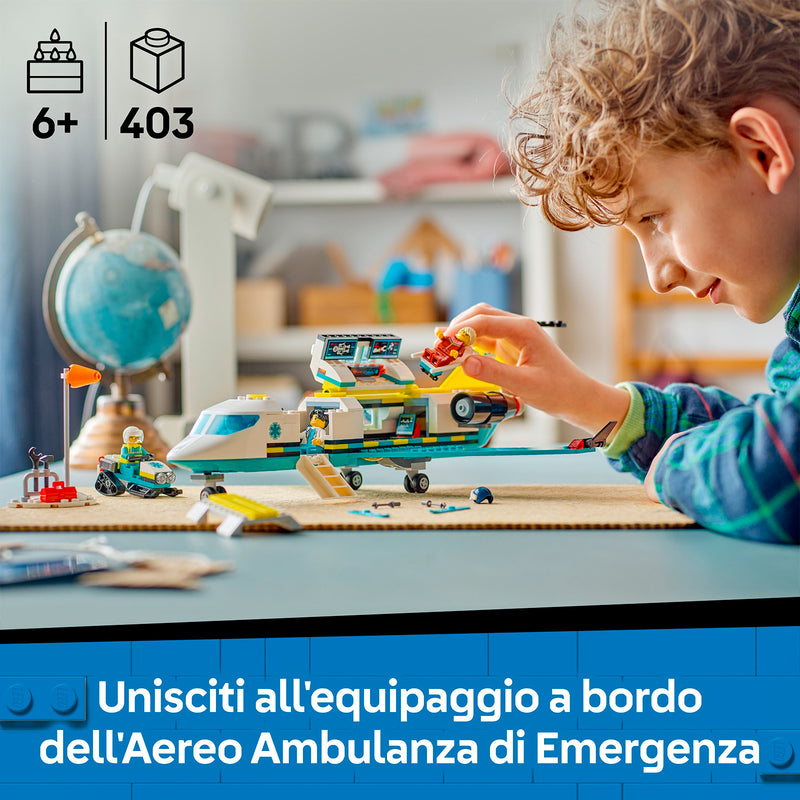 LEGO 60465 AEREO AMBULANZA DI EMERGENZA