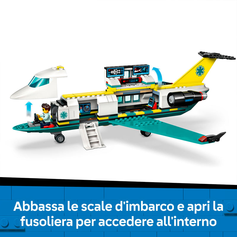 LEGO 60465 AEREO AMBULANZA DI EMERGENZA