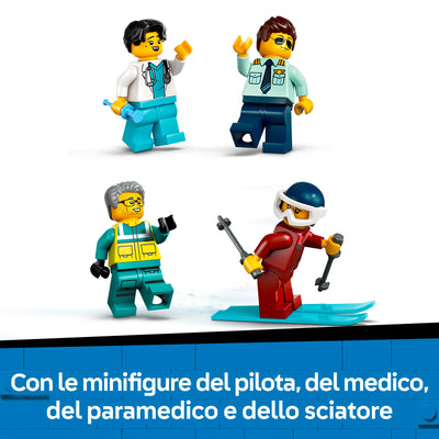 LEGO 60465 AEREO AMBULANZA DI EMERGENZA