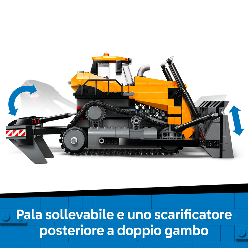 LEGO 60466 BULLDOZER GIALLO
