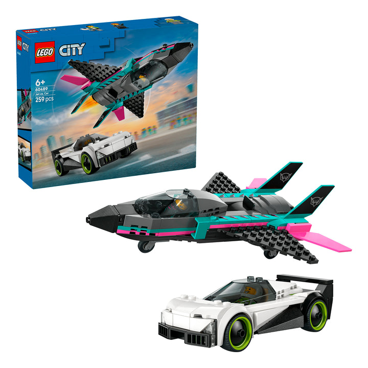 LEGO 60489 JET CONTRO AUTO SPORTIVA