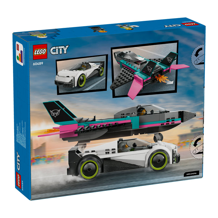 LEGO 60489 JET CONTRO AUTO SPORTIVA