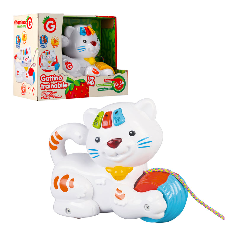 GATTO MUSICALE TRAINABILE CON LUCI E SUONI