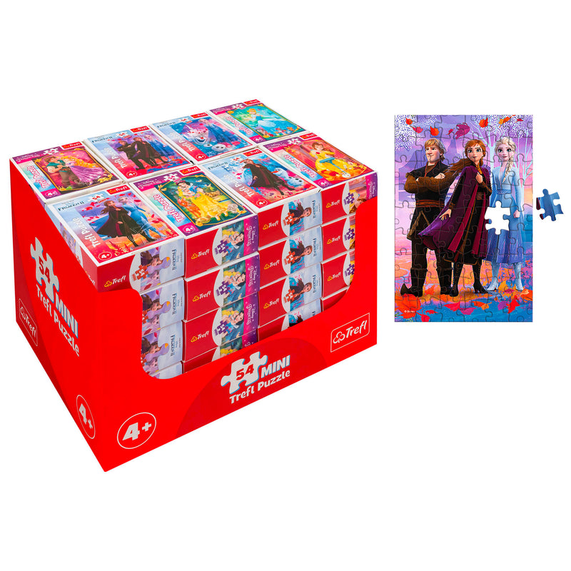 MINI PUZZLE PRINCIPESS/FROZEN - 54PZ