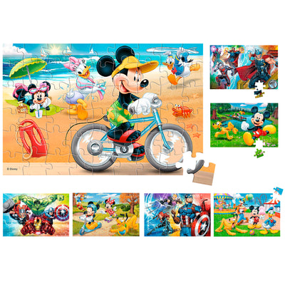 MINI PUZZLE MICKEY/AVENGERS - 54PZ