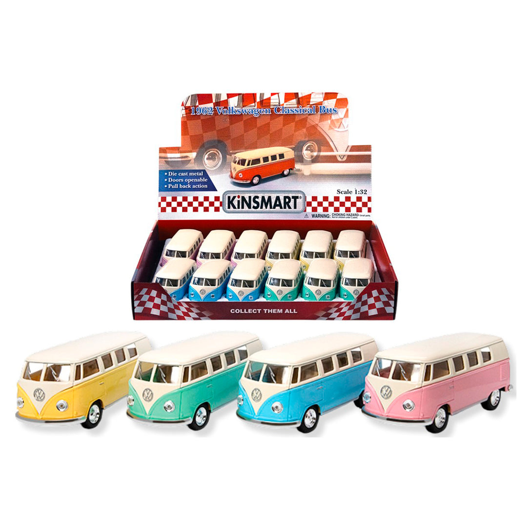 1962 VOLKWAGEN CLASSICAL BUS PASTEL COLOR 1:32