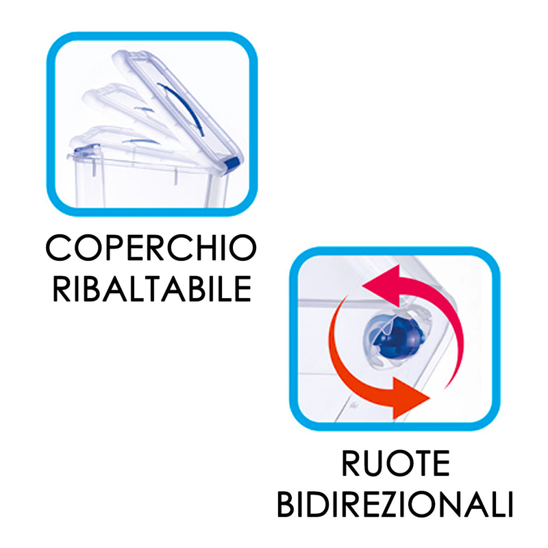 SPACE BOX SCATOLA PORTAOGGETTI L 35L