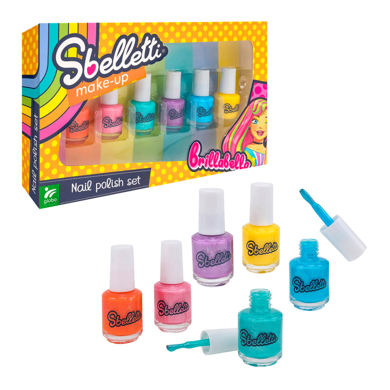 SET 6 SMALTI COLORATI DA 6ML